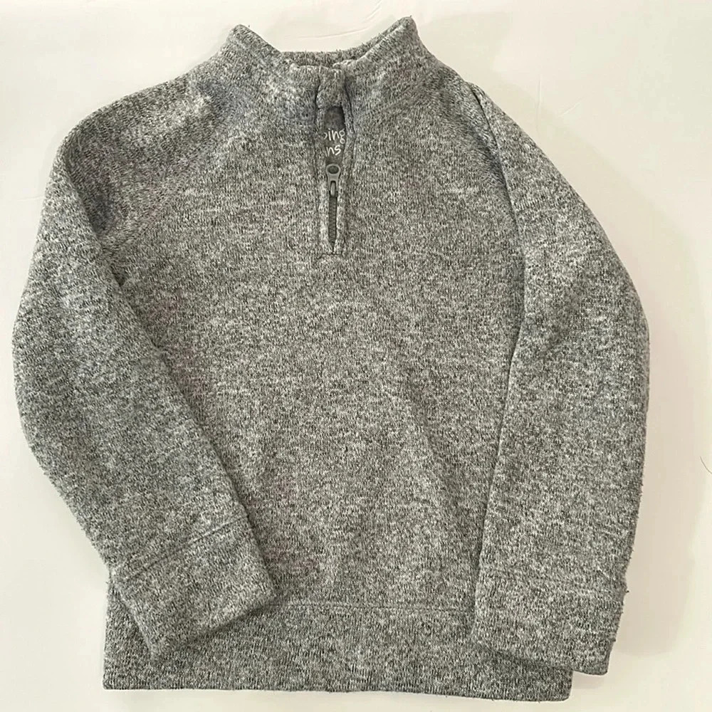 Jumping Beans Sweater fleece Quarter Zip Pullover Size 5T